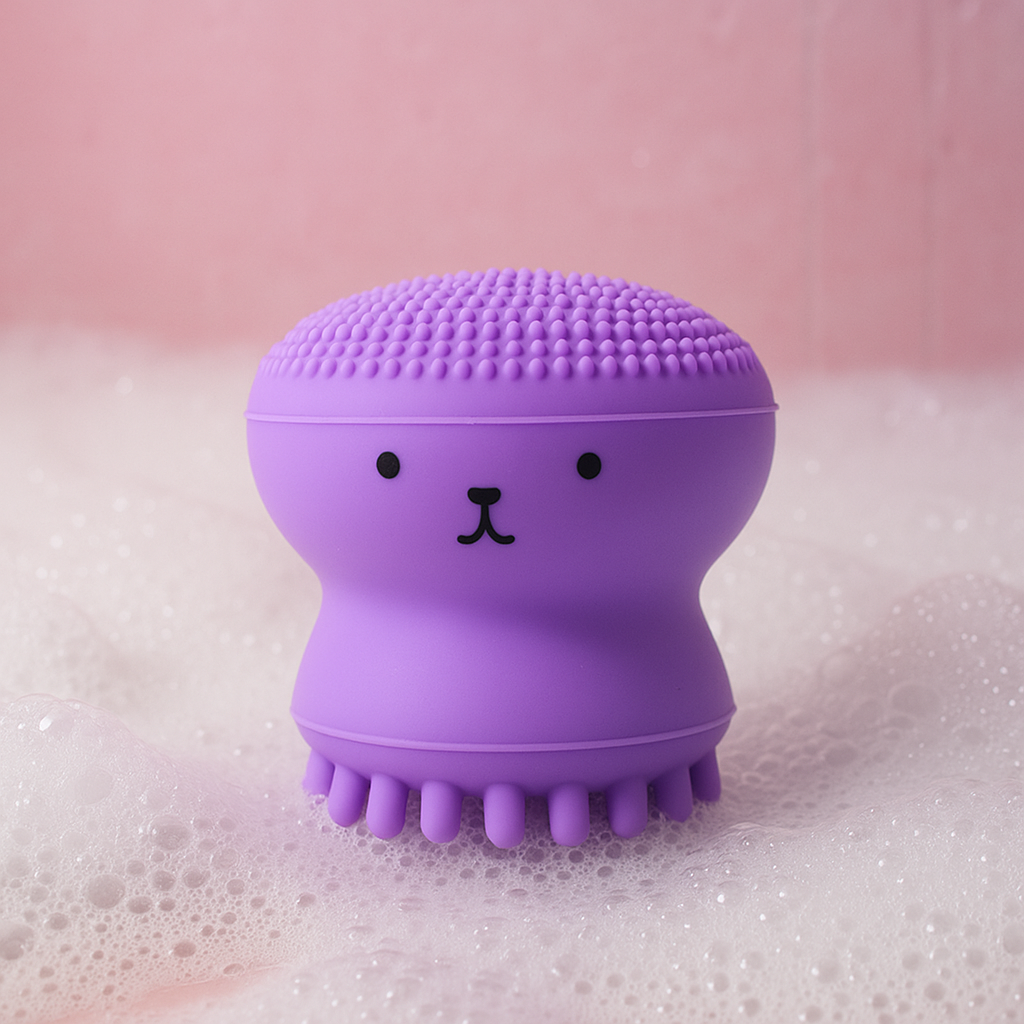 Lion Facial Foaming Brush Purple