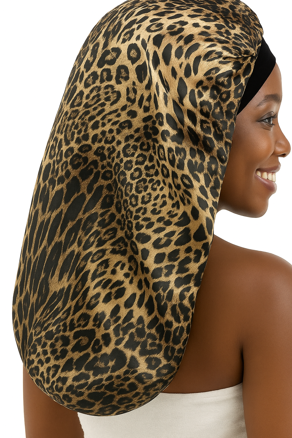 Leopard Silk Bonnet