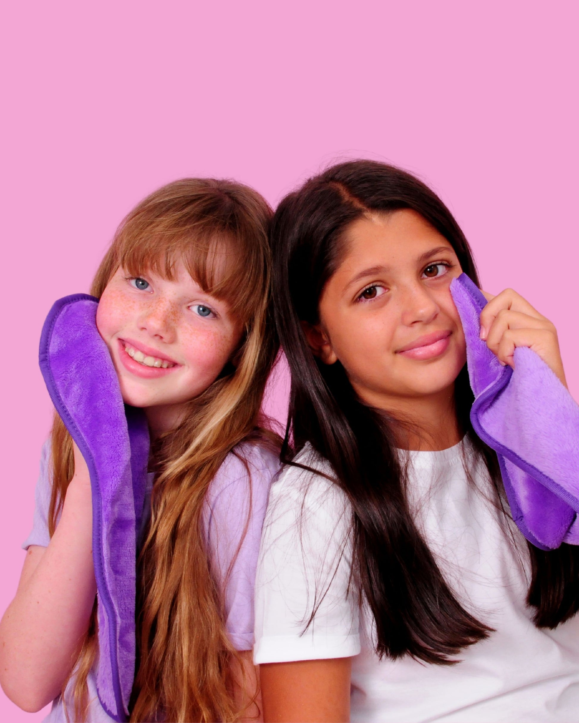 Plush Purple Face Cloths